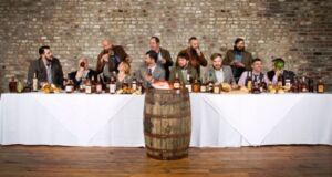 Members of the Charleston Brown Water Society sitting at a long table.